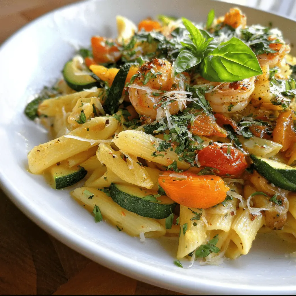 Easy Summer Pasta Primavera Recipe with Fresh Veggies