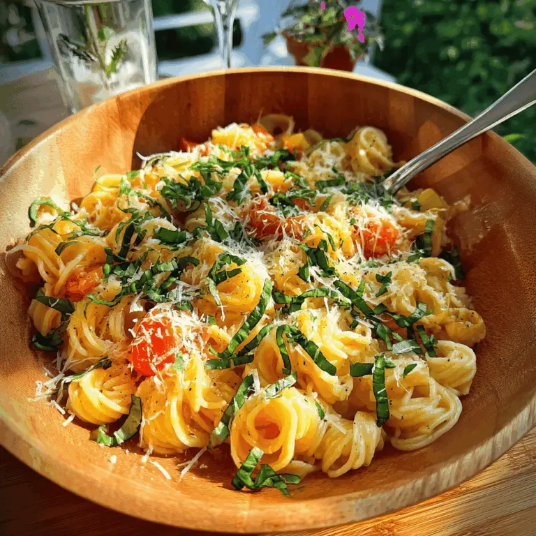 Easy Summer Garden Pasta Recipe