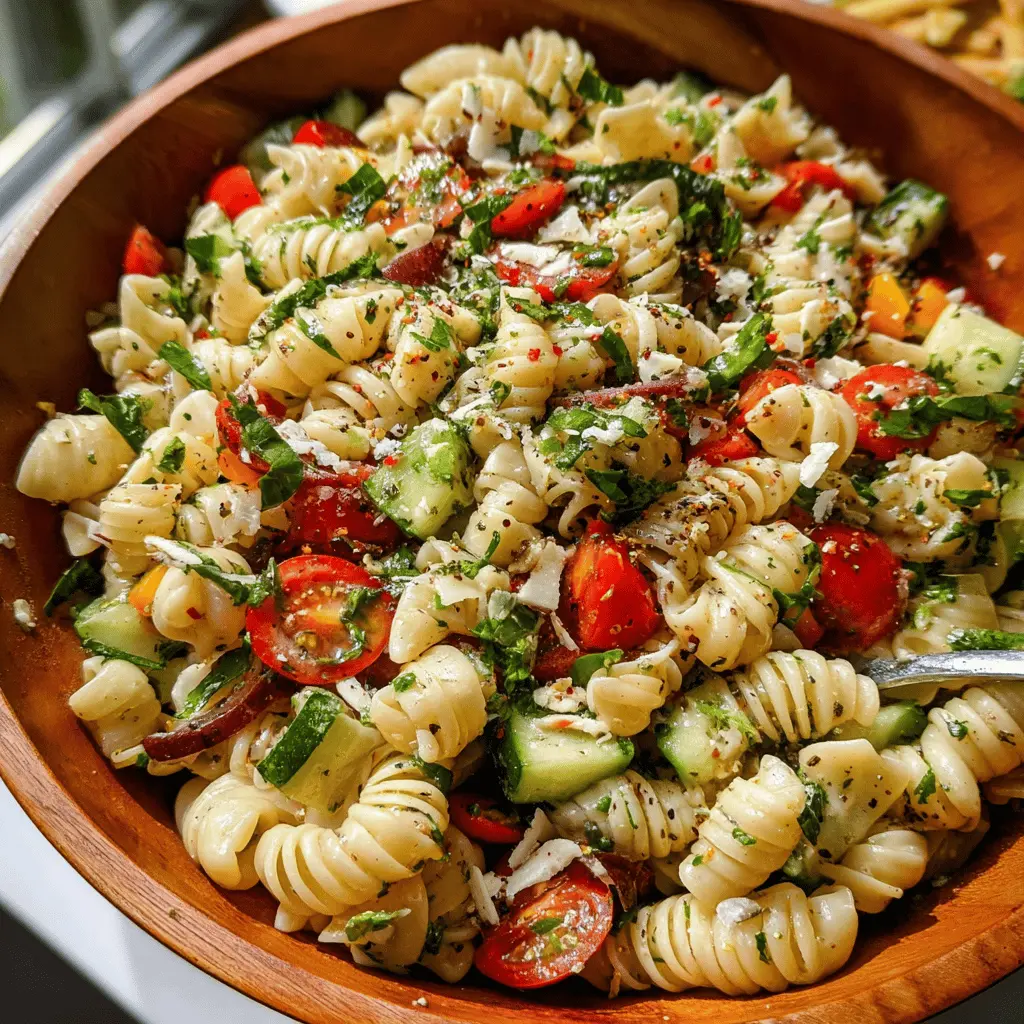 Easy and Fresh Pasta Salad Recipe