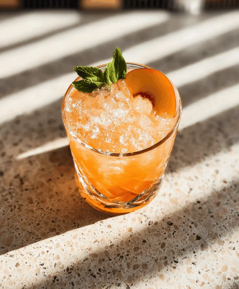 Easy Royal Peach Cocktail Recipe for Summer