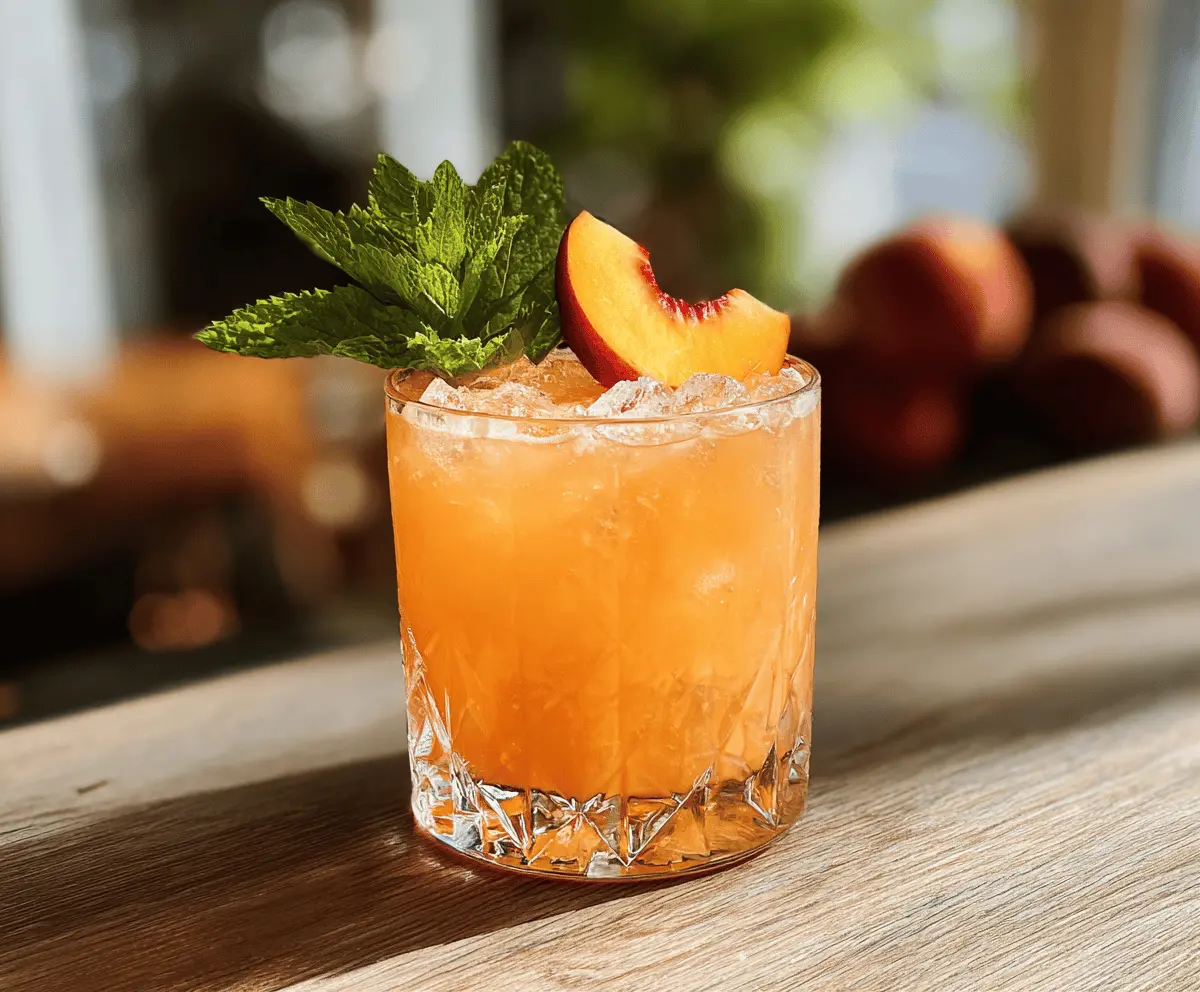 Easy Royal Peach Cocktail Recipe for Summer