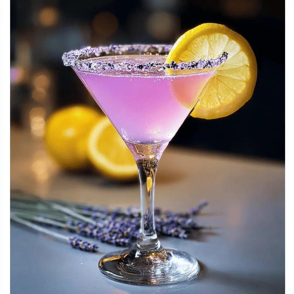 Easy Lavender Lemon Drop Martini Recipe