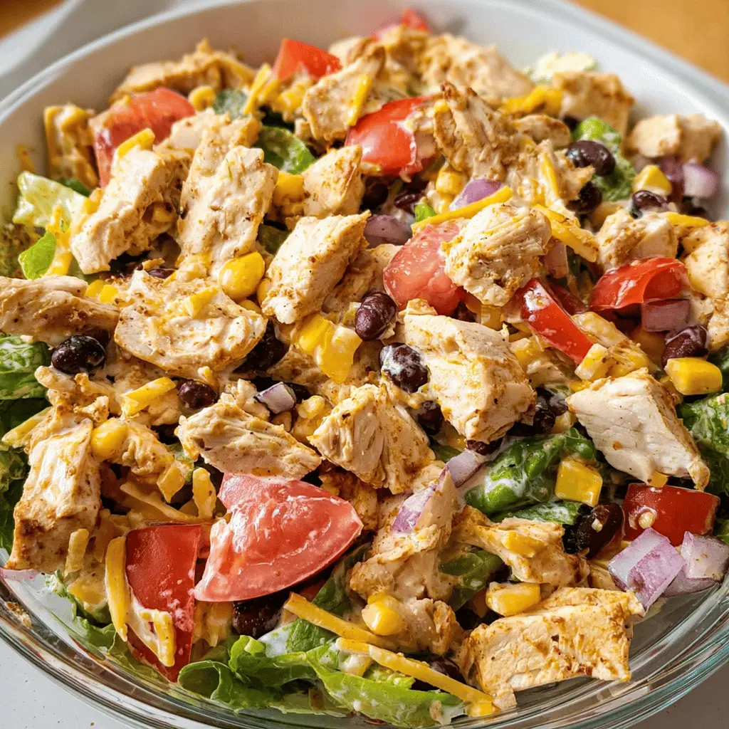 Easy Southwest Chicken Salad Recipe