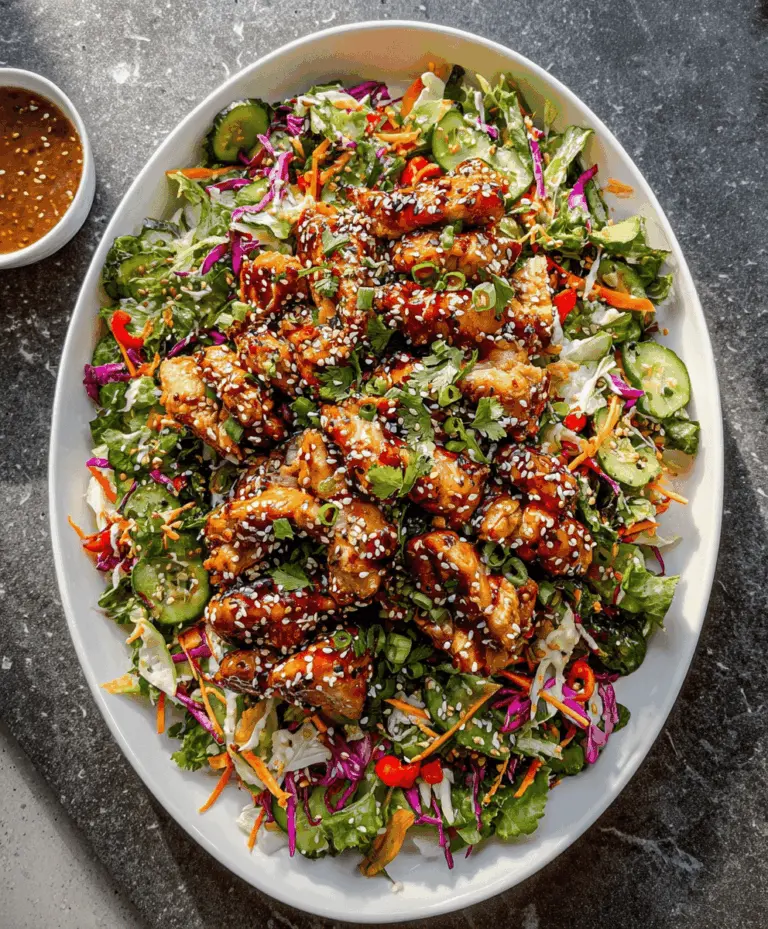 Easy Sesame Chicken Salad Recipe