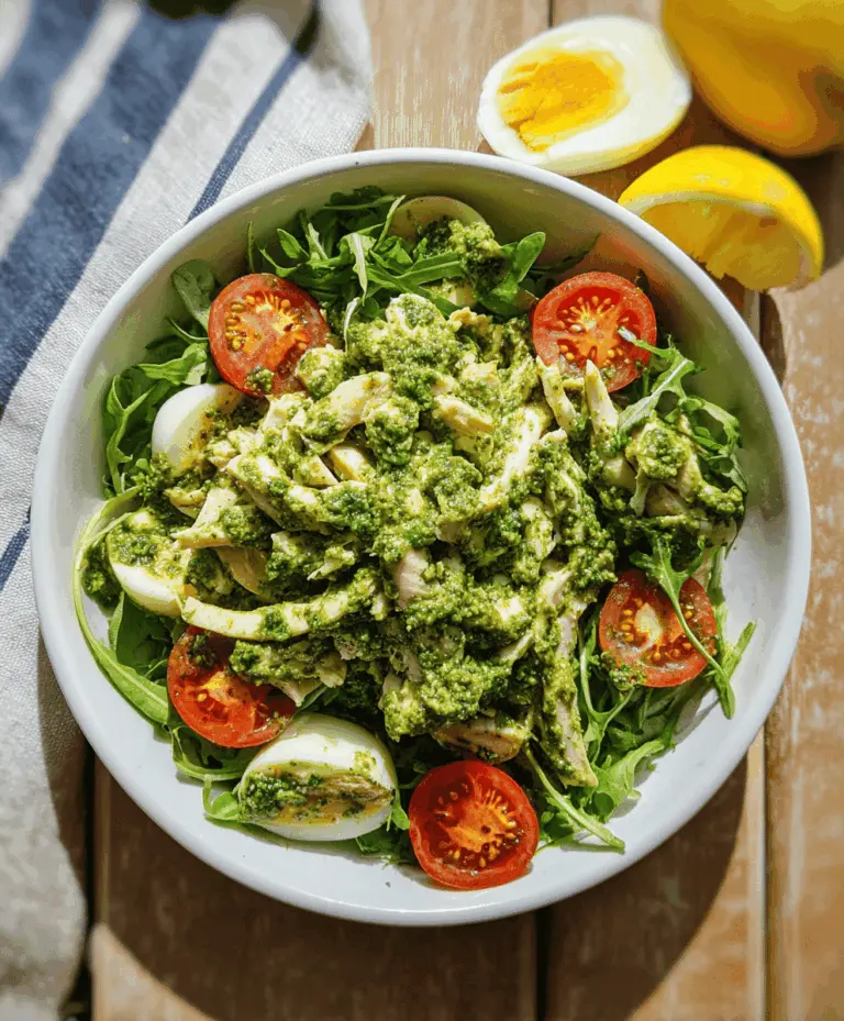Easy Pesto Chicken Salad Recipe