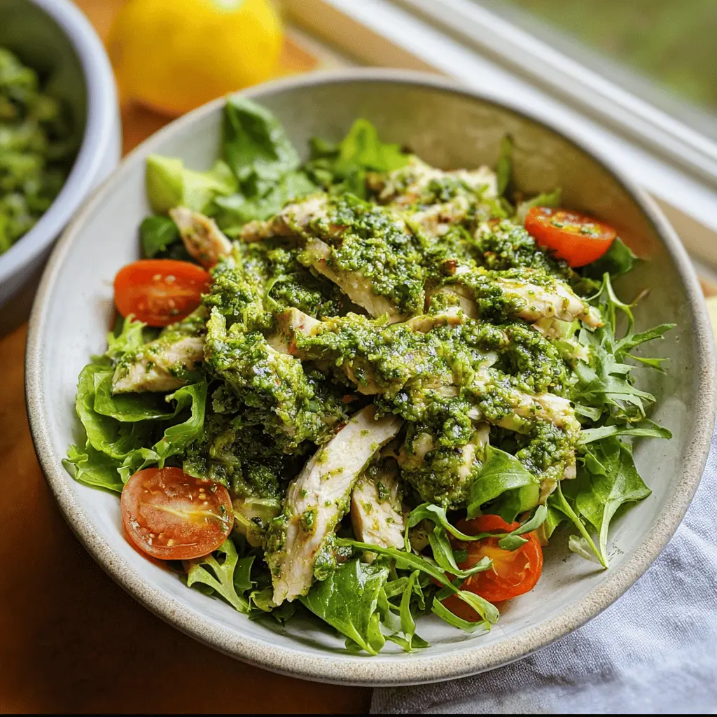 Easy Pesto Chicken Salad Recipe