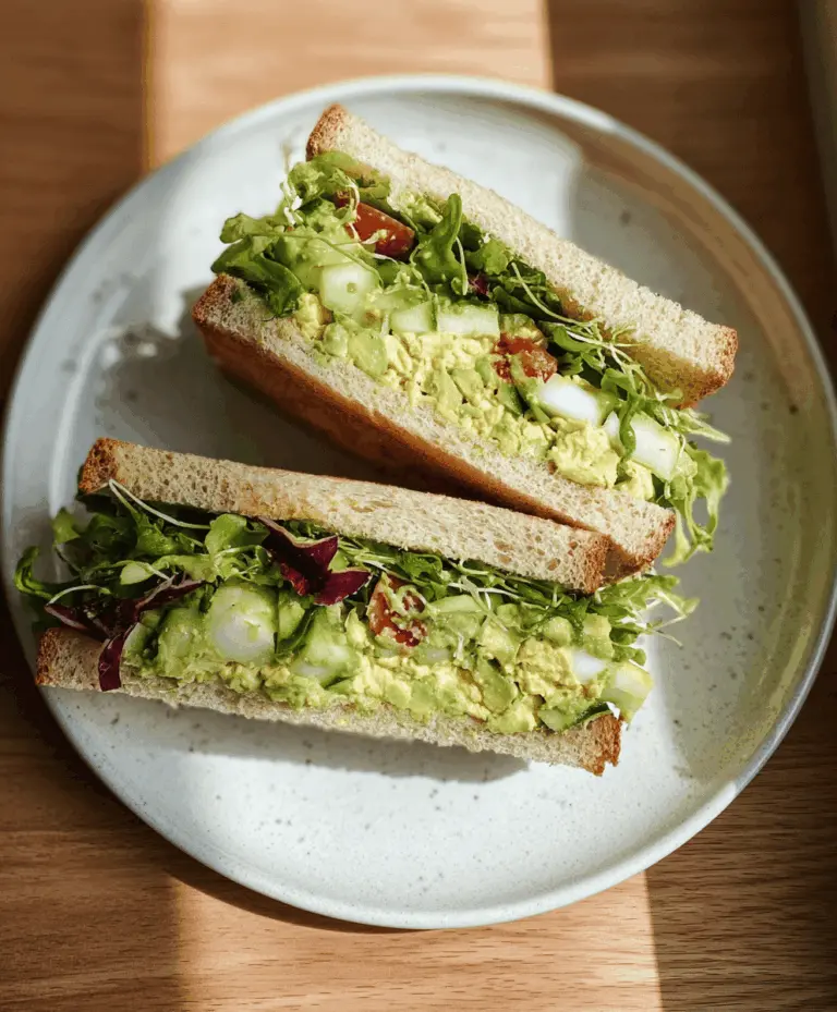 Easy Green Goddess Salad Sandwich Recipe