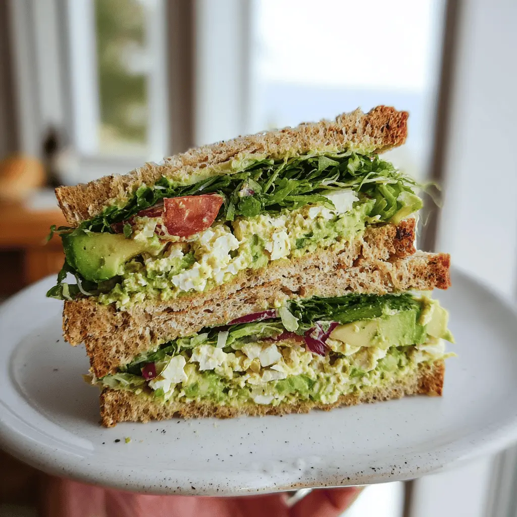 Easy Green Goddess Salad Sandwich Recipe