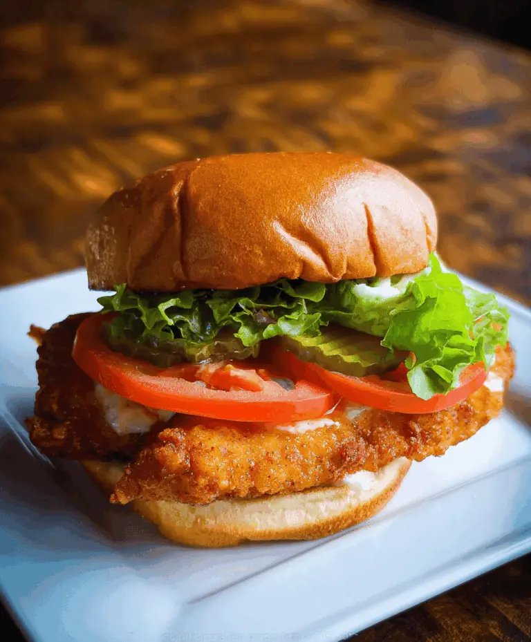 Easy Crispy Chicken Sandwich Recipe