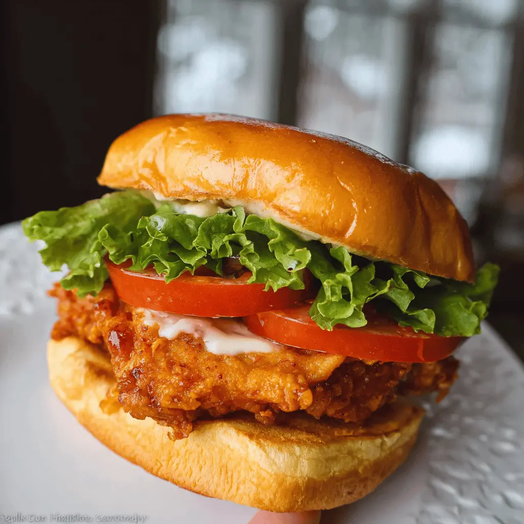 Easy Crispy Chicken Sandwich Recipe