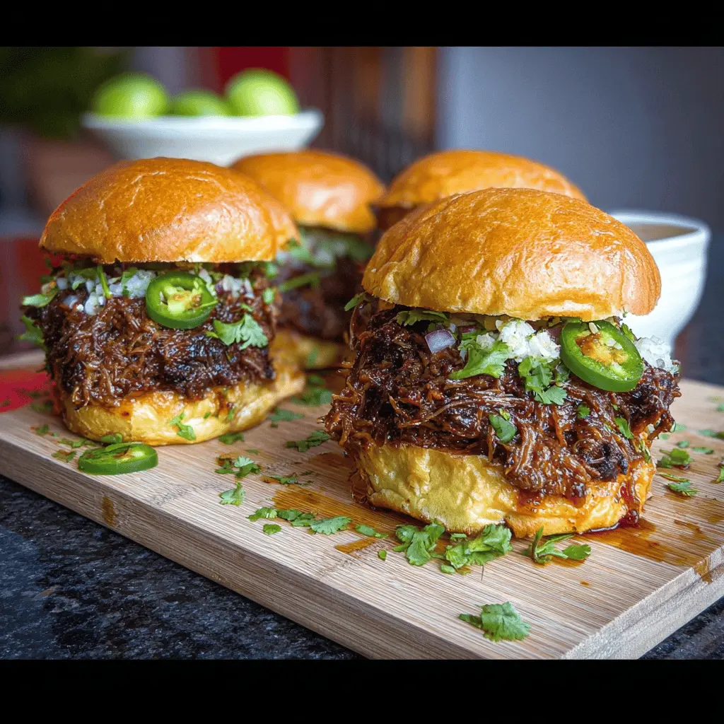 Easy Smoked Beef Birria Burgers Recipe
