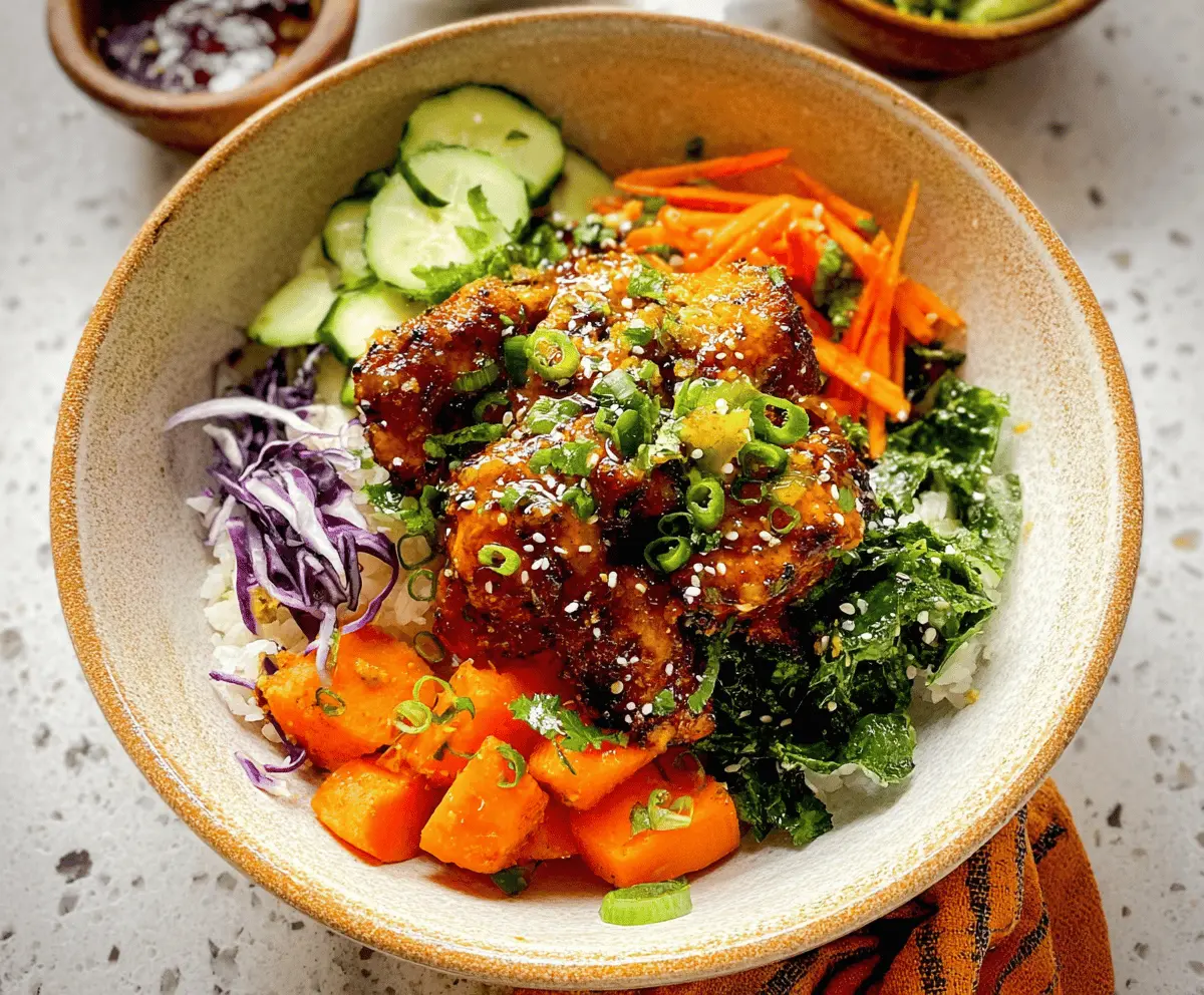 Easy Hot Honey Chicken Bowls Recipe