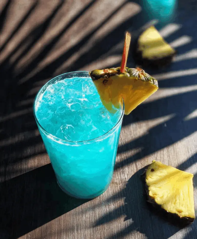 Refreshing Blue Hawaiian Mocktail Recipe