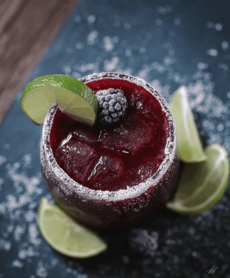 Refreshing Frozen Blackberry Margarita Recipe