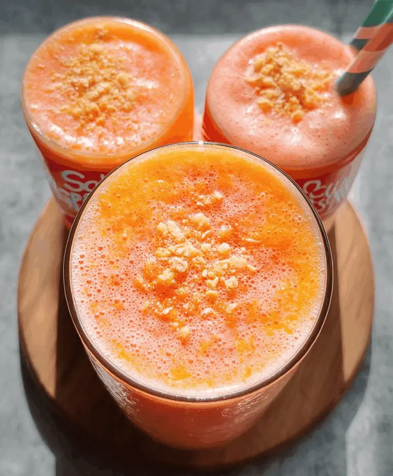 Refreshing Mango Watermelon Sunrise Smoothie Recipe