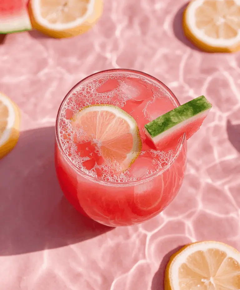 Refreshing Watermelon Lemonade Recipe