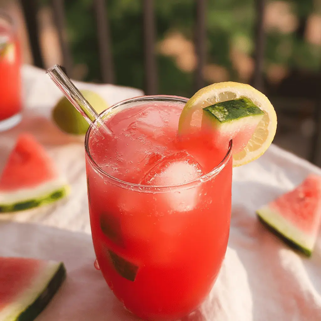 Refreshing Watermelon Lemonade Recipe