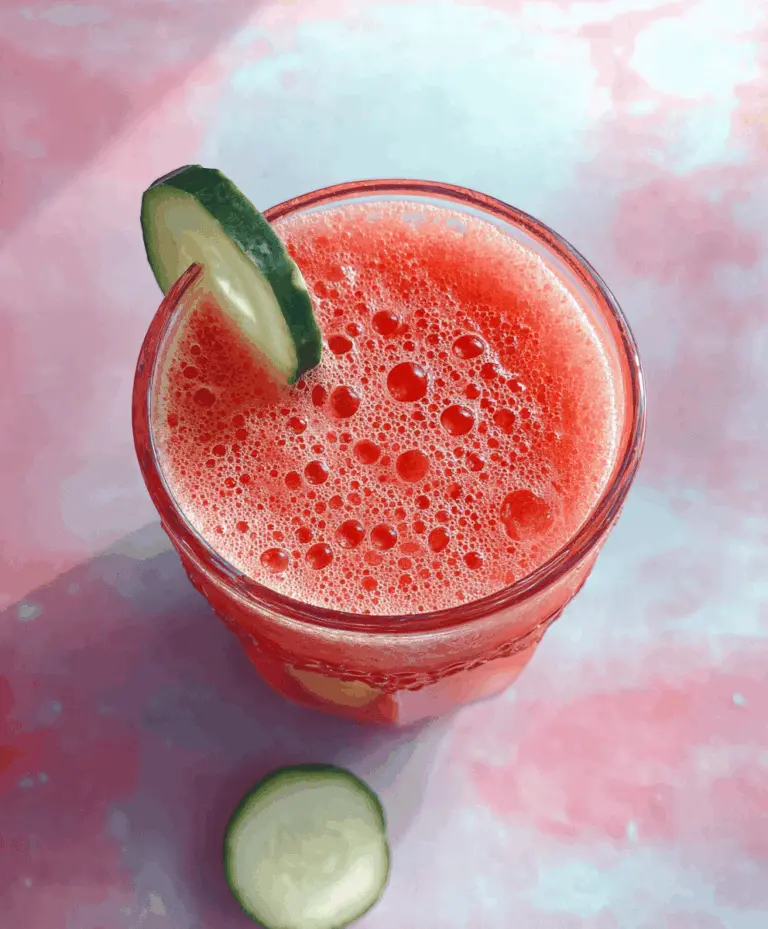 Refreshing Cucumber Watermelon Smoothie Recipe