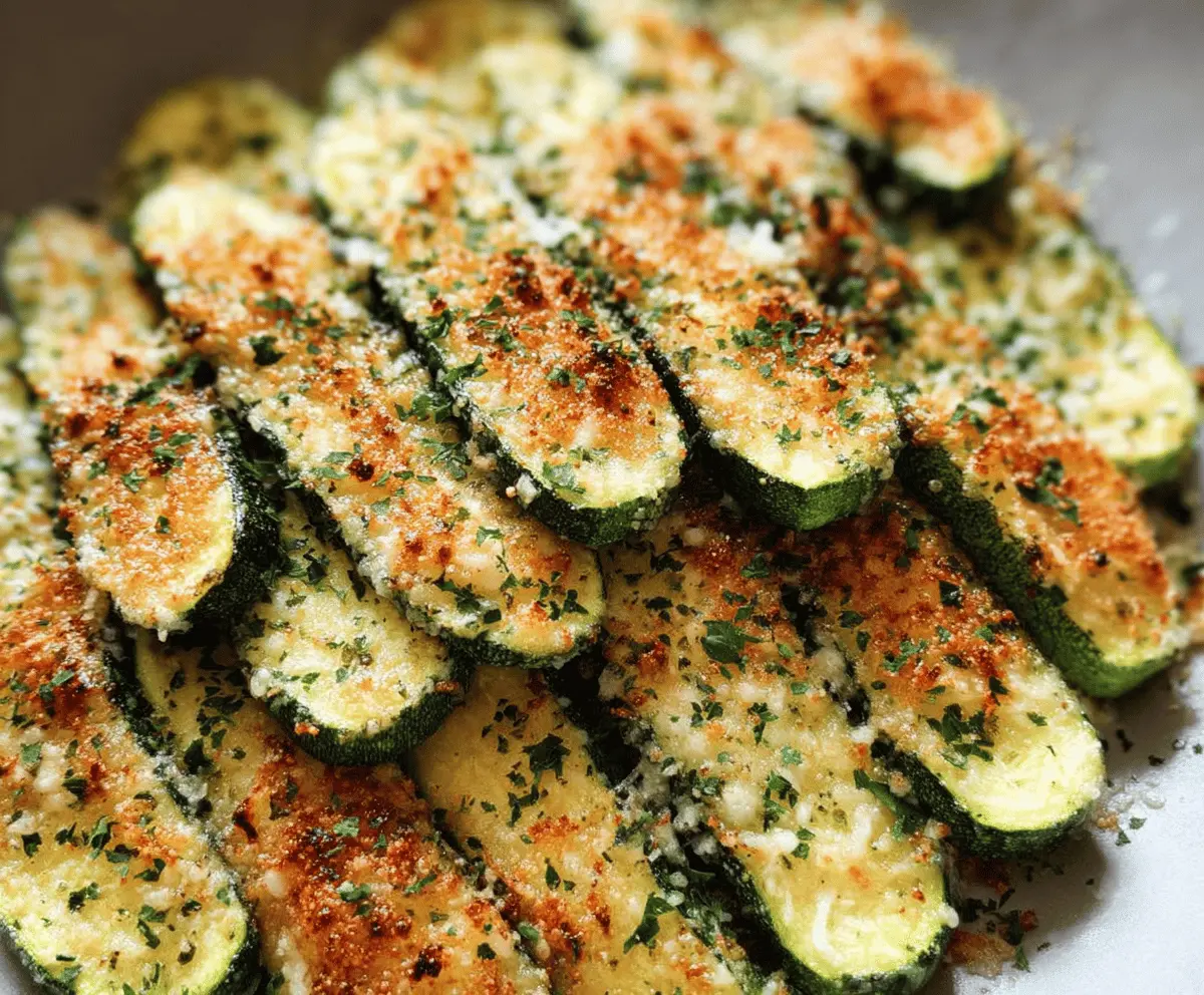 Easy Baked Parmesan Zucchini Recipe