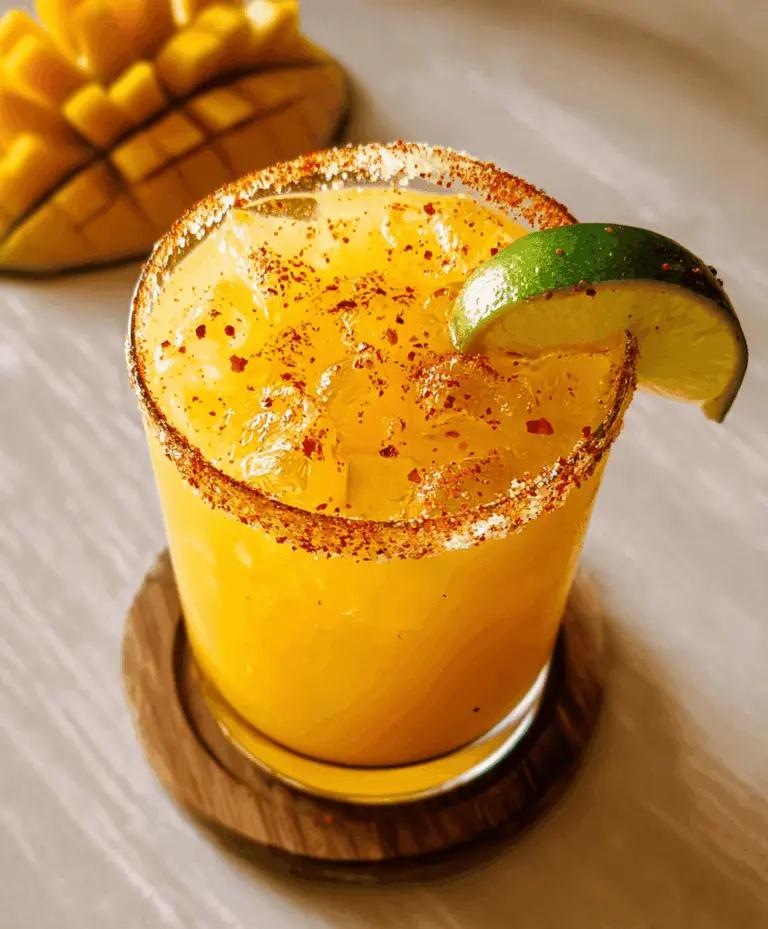 Spicy Mango Margarita with Hot Honey Twist
