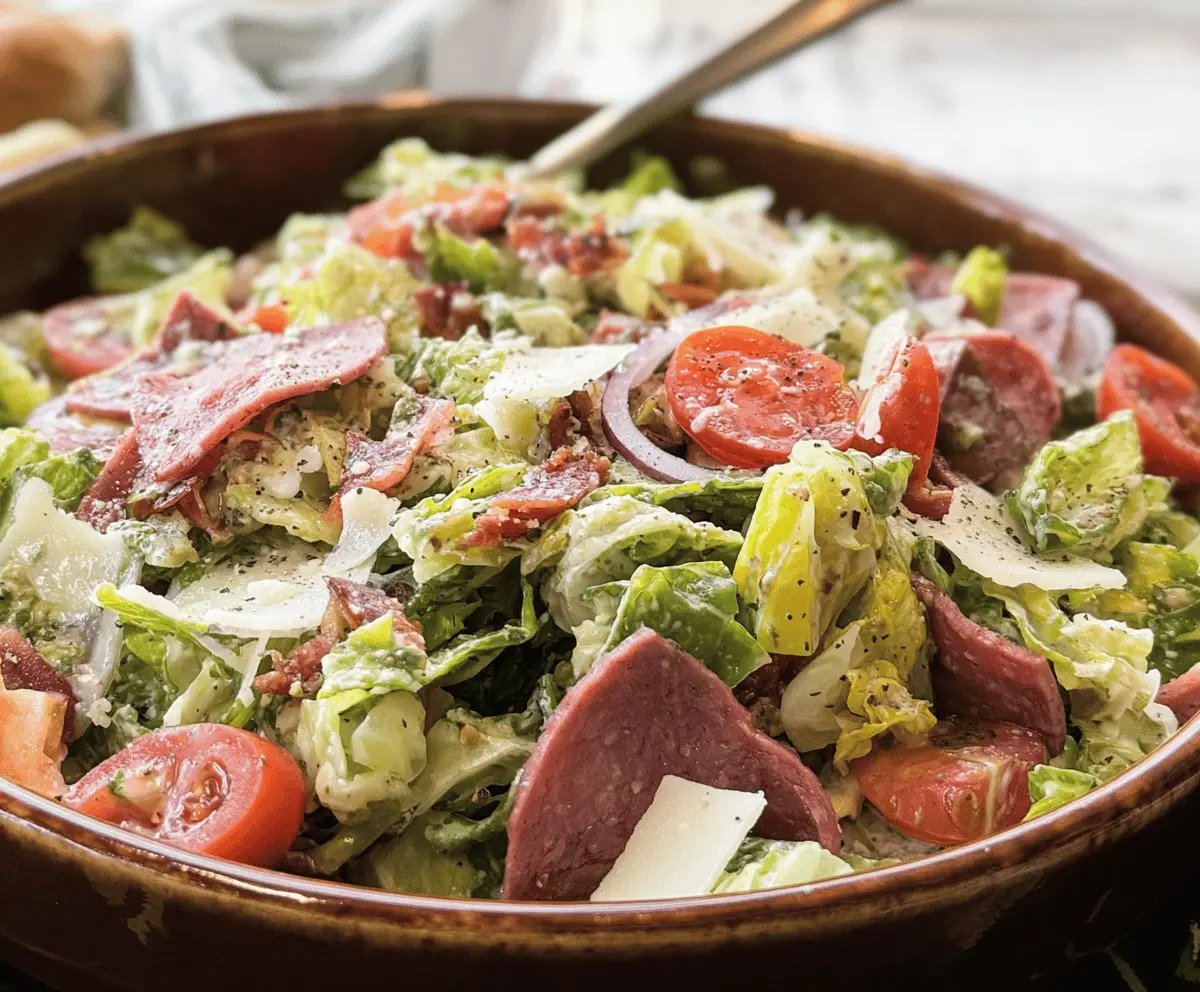 Easy Italian Grinder Salad Recipe