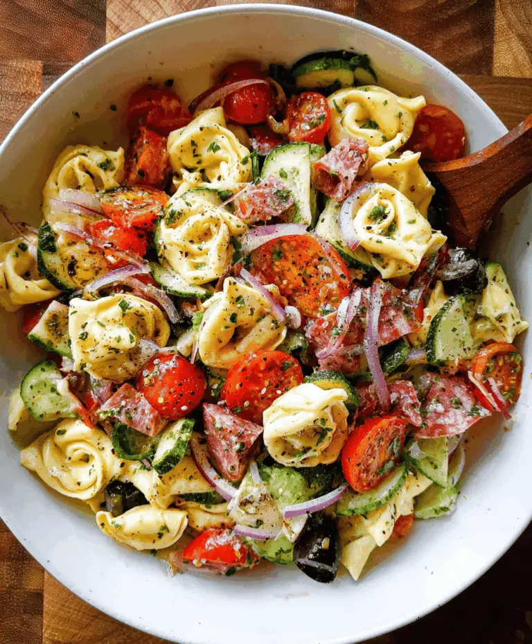 Easy Italian Tortellini Salad Recipe