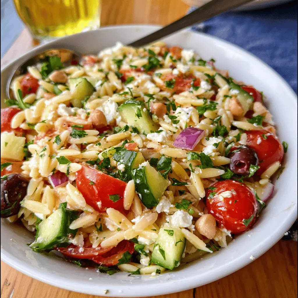 Easy Orzo Pasta Salad Recipe for Quick Meals