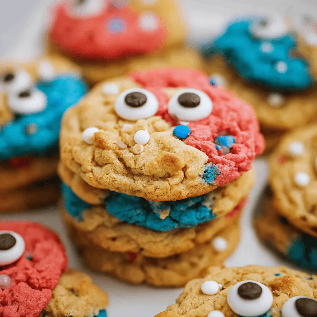 Easy 4th of July Monster Cookies Recipe