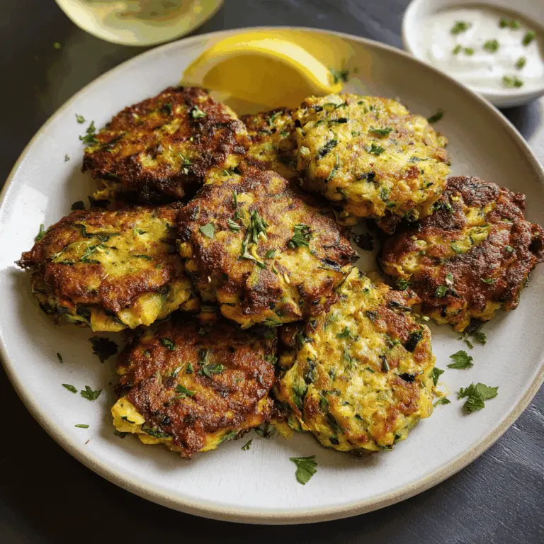 Healthy Chicken Zucchini Fritters Recipe