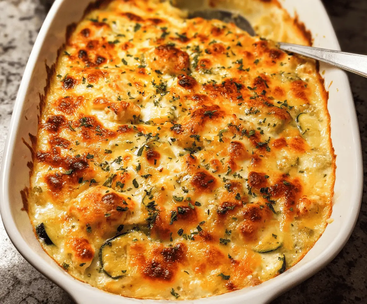 Easy Chicken Zucchini Casserole Recipe