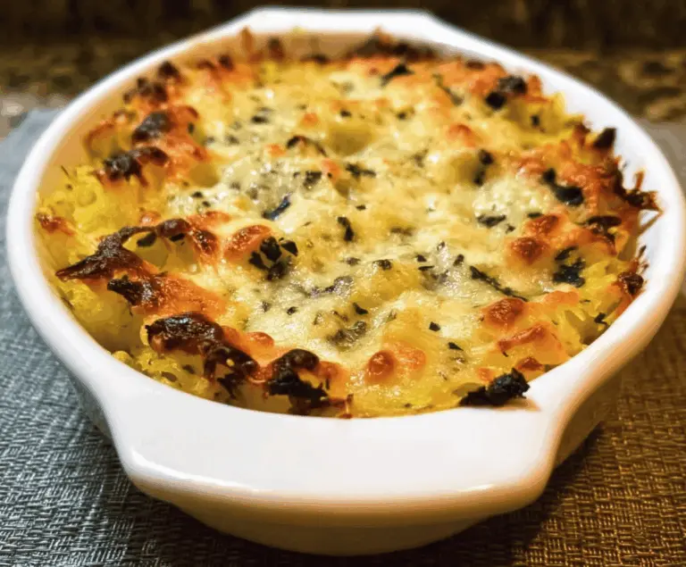 Healthy Spaghetti Squash Au Gratin Recipe