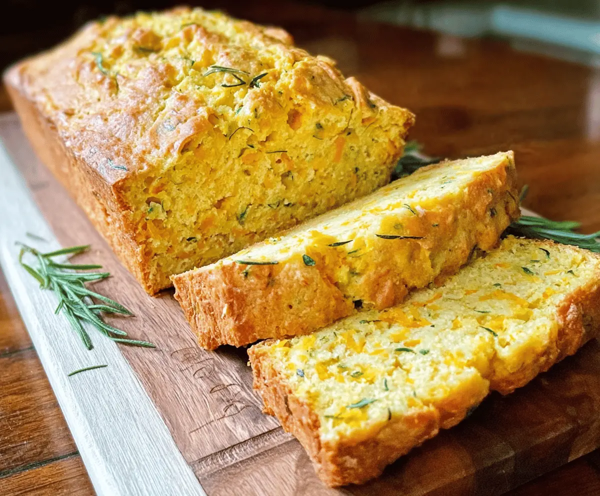 Herb and Cheddar Squash Bread Recipe