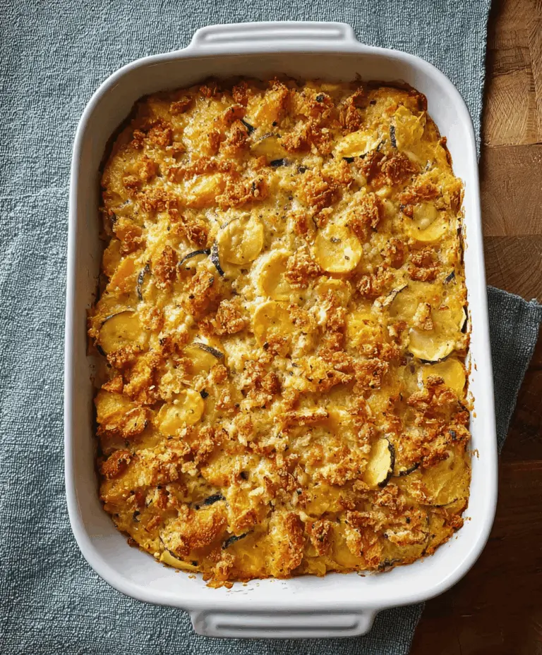 Easy Southern Squash Casserole Perfect for Family Meals