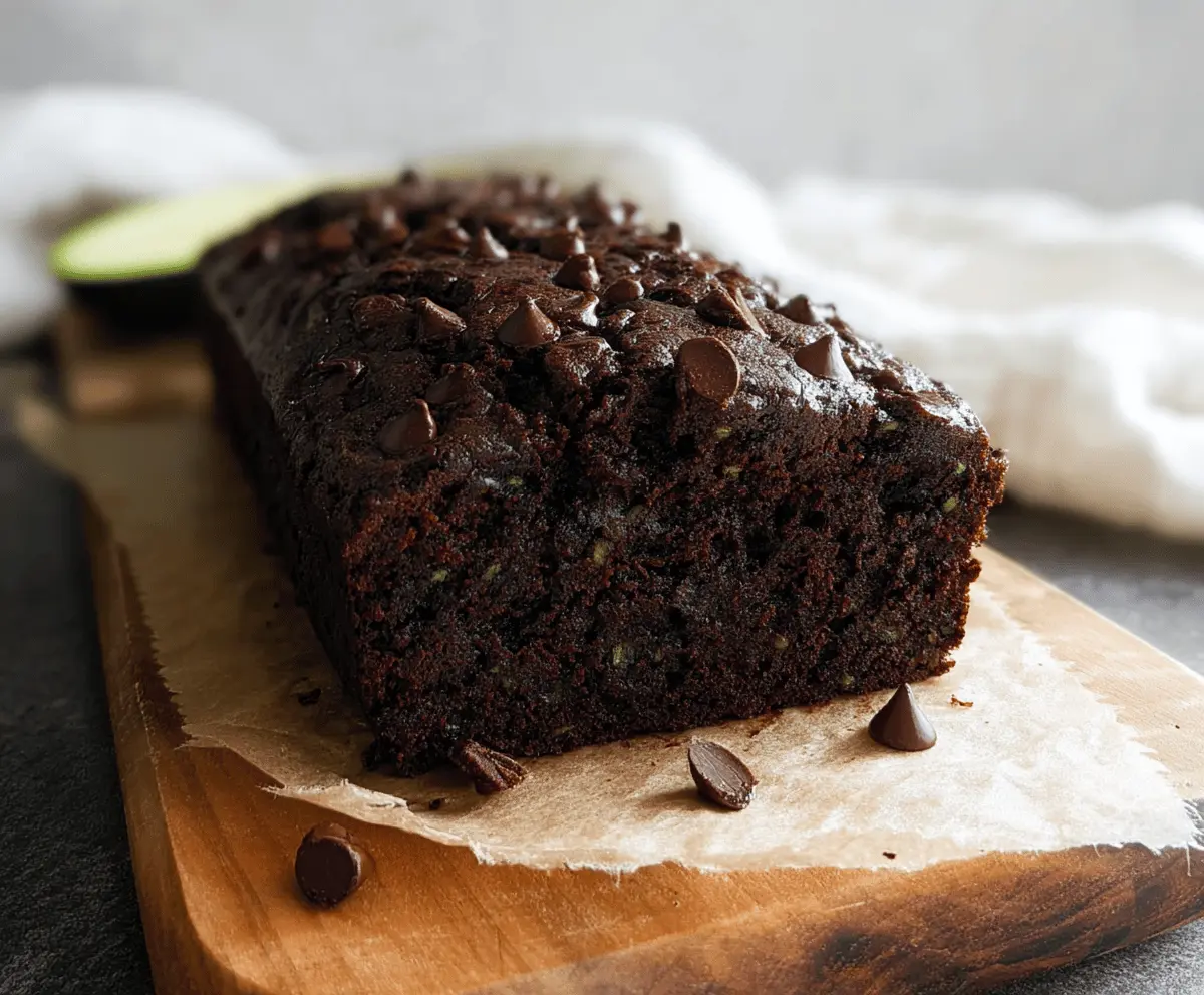 Moist Gluten-Free Chocolate Zucchini Bread Recipe