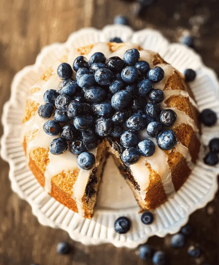 Moist Blueberry Zucchini Cake Recipe