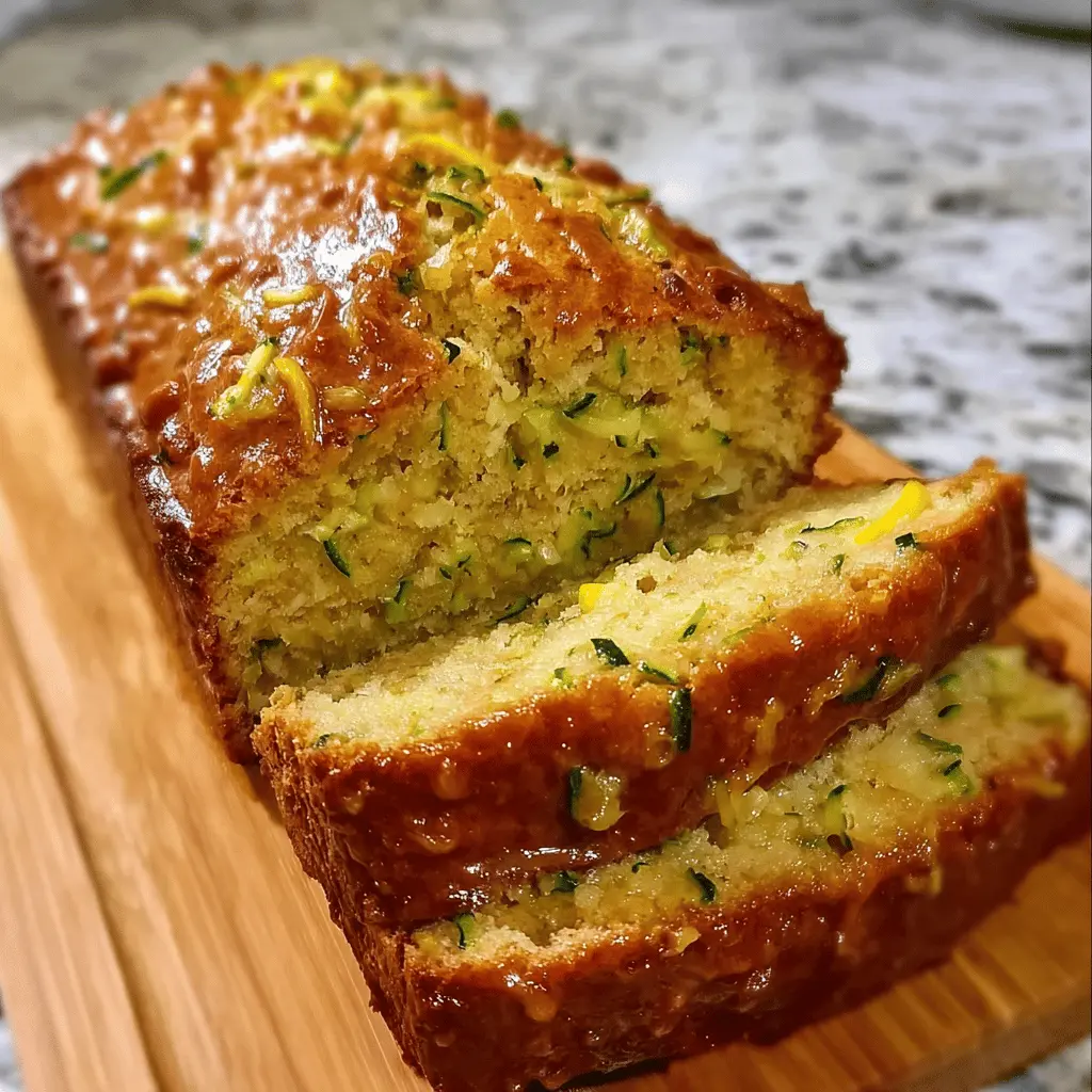 Moist Lemon Zucchini Bread Recipe