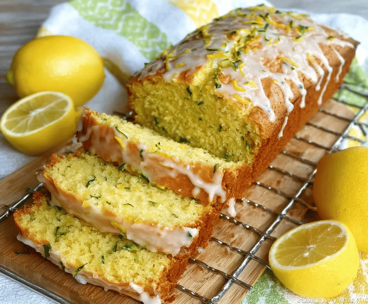 Moist Lemon Zucchini Bread Recipe