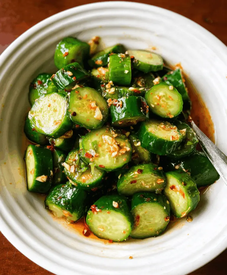 Refreshing Asian Cucumber Salad Recipe