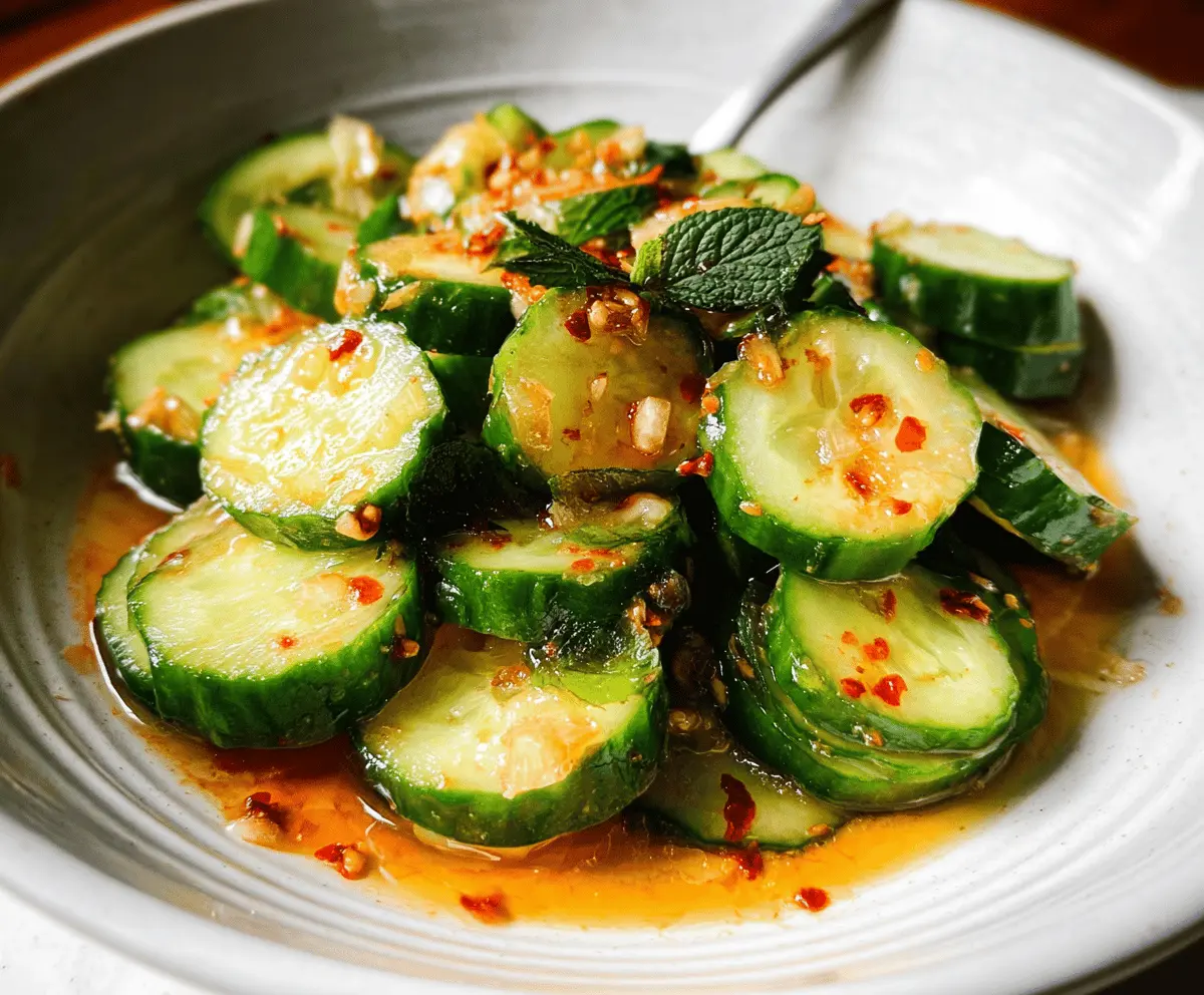 Refreshing Asian Cucumber Salad Recipe