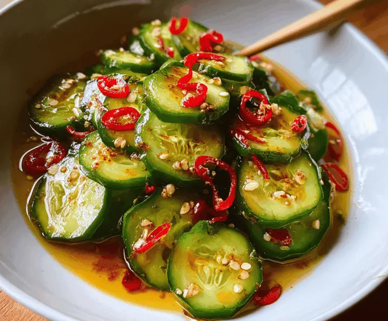 Easy Asian Cucumber Salad Recipe for Quick Refreshment