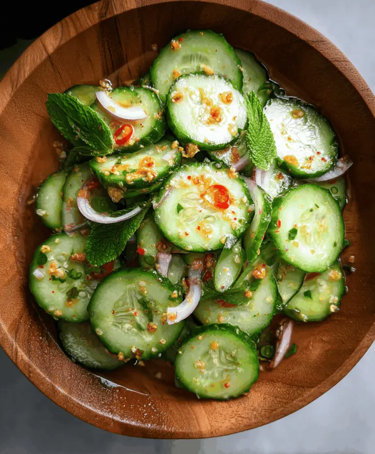 Refreshing Thai Cucumber Salad Recipe