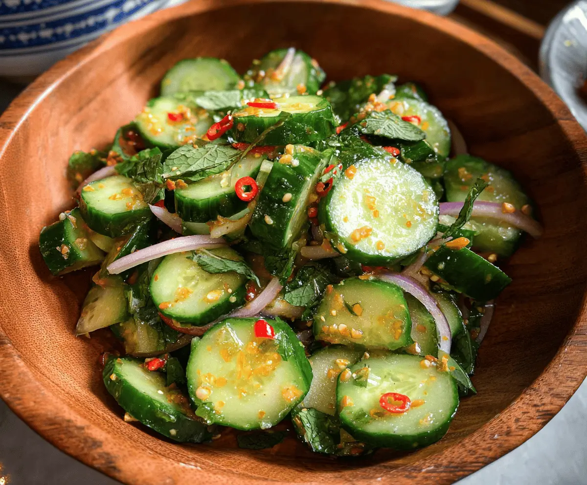 Refreshing Thai Cucumber Salad Recipe