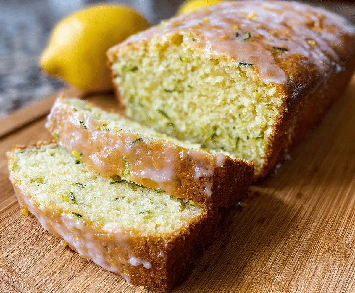 Moist Lemon Zucchini Bread Recipe