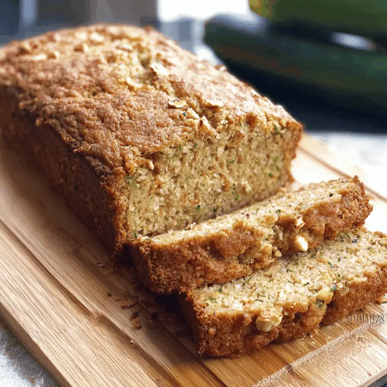Easy Almond Flour Zucchini Bread Recipe