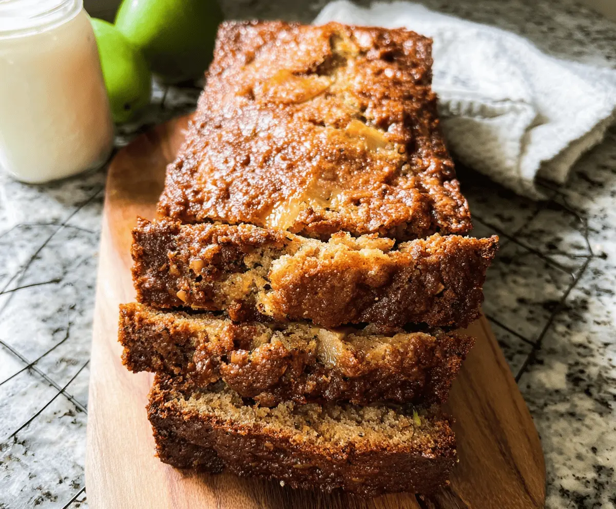 Healthy Apple Zucchini Bread Recipe