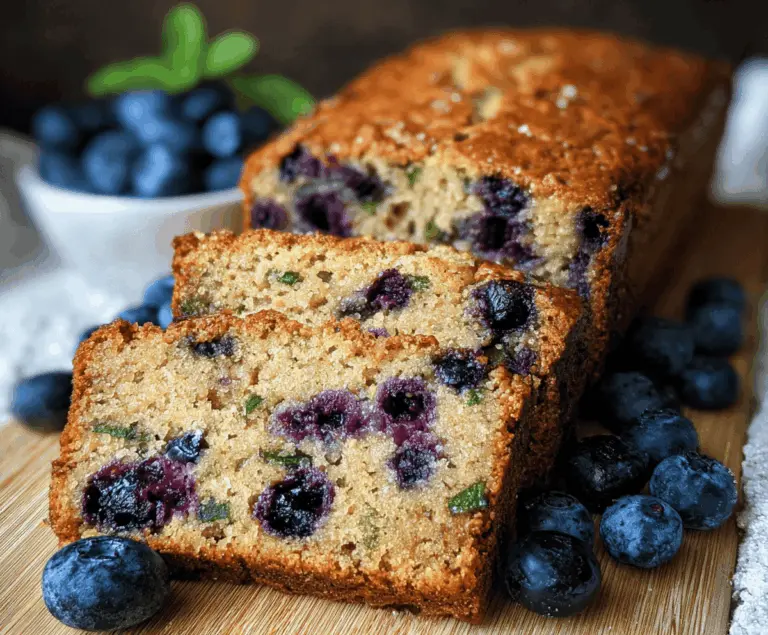 Moist Blueberry Zucchini Bread Recipe