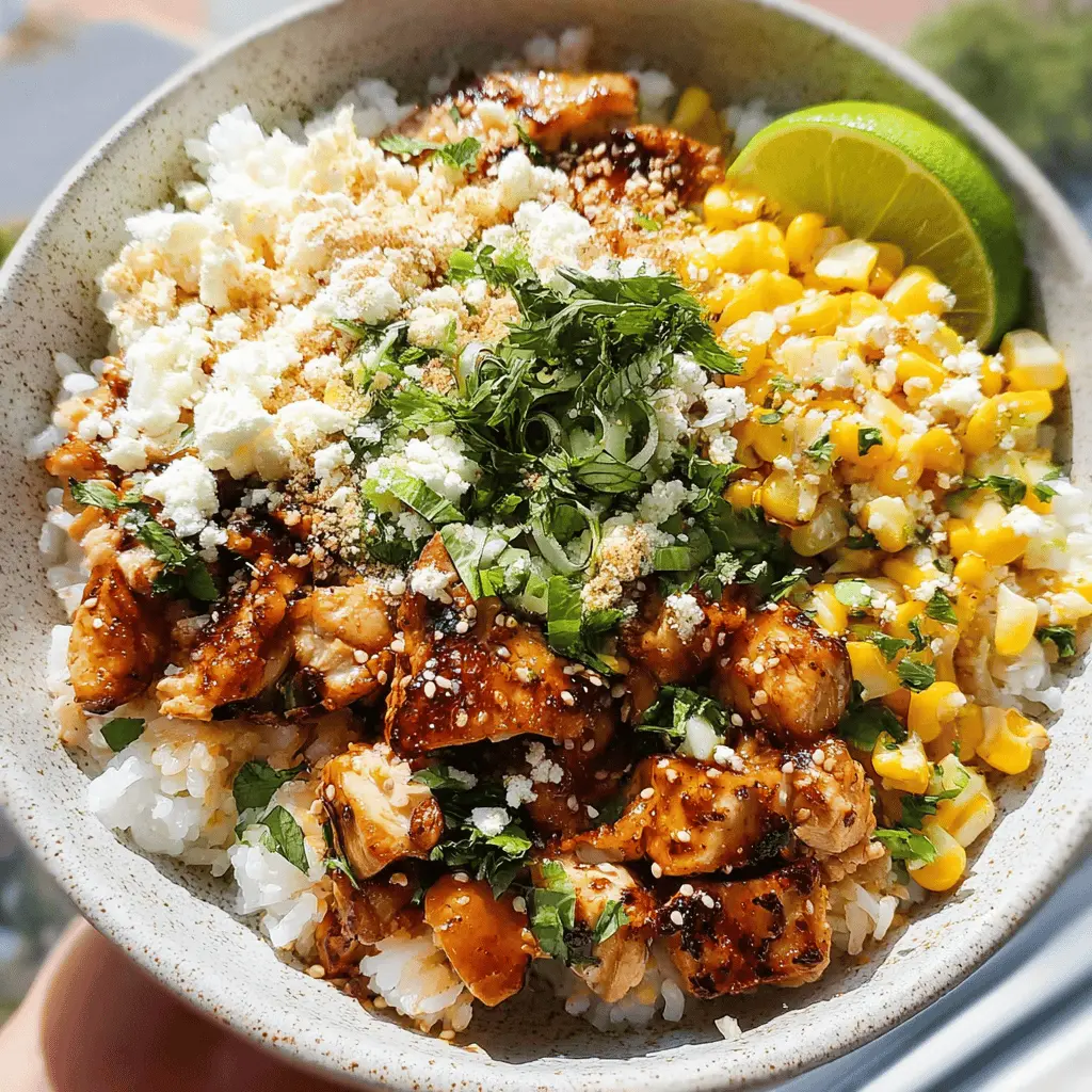 Easy Street Corn Chicken Rice Bowl Recipe