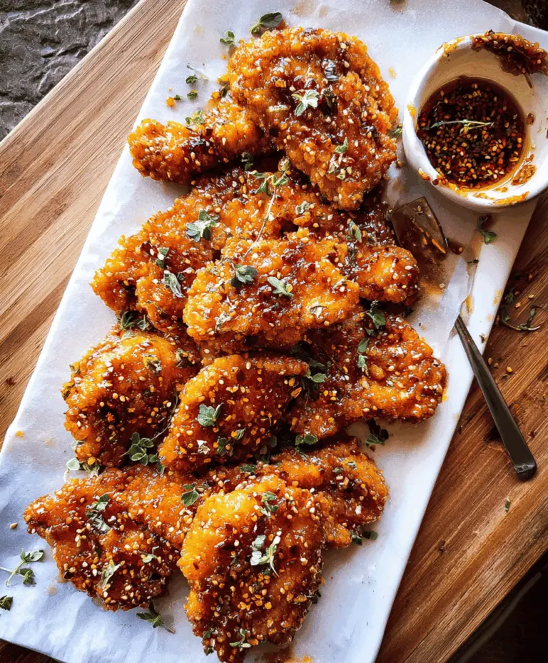 Crispy Baked Hot Honey Chicken Recipe