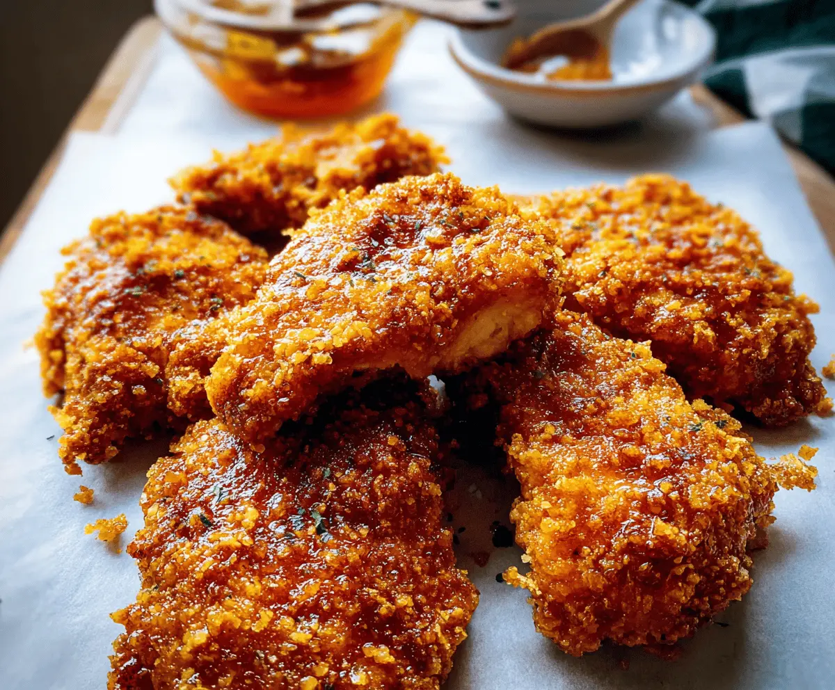 Crispy Baked Hot Honey Chicken Recipe