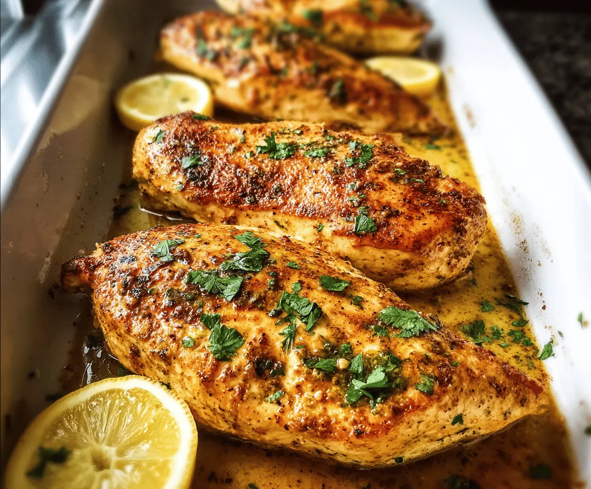 Juicy Oven Baked Chicken Breast Recipe